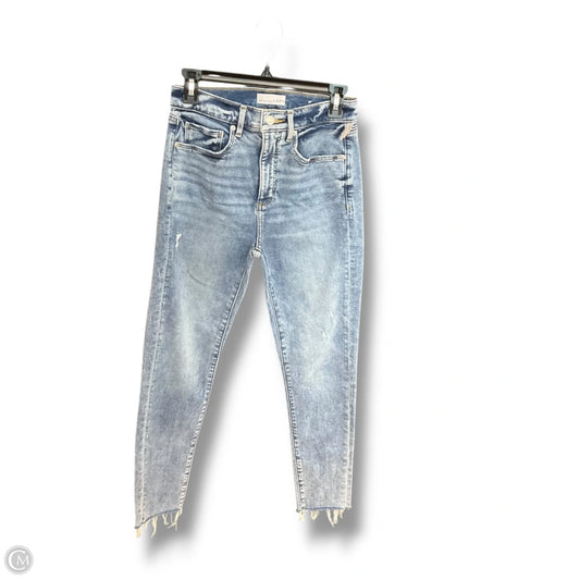 Jeans Straight By Loft In Blue Denim, Size: 2