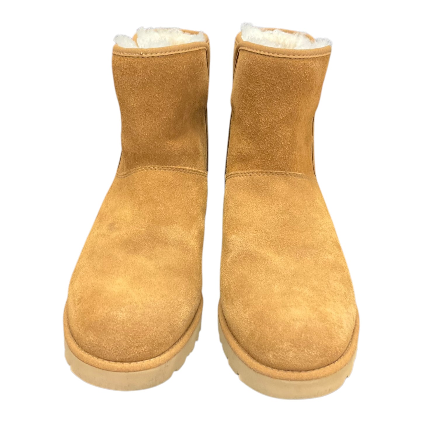 Boots Designer By Ugg In Tan & White, Size: 9