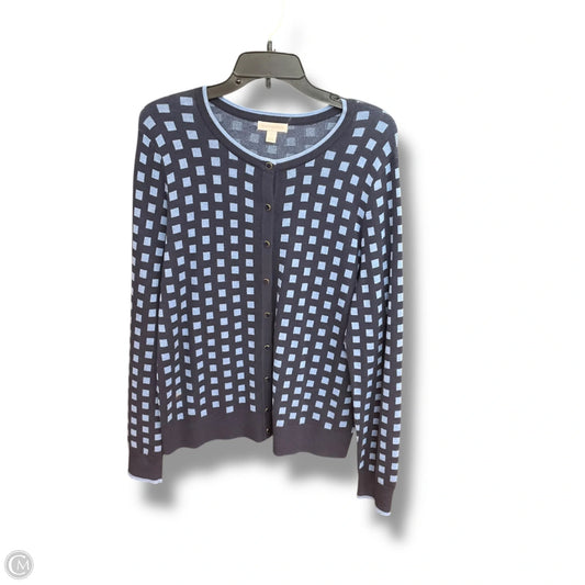 Cardigan By Charter Club In Blue, Size: L