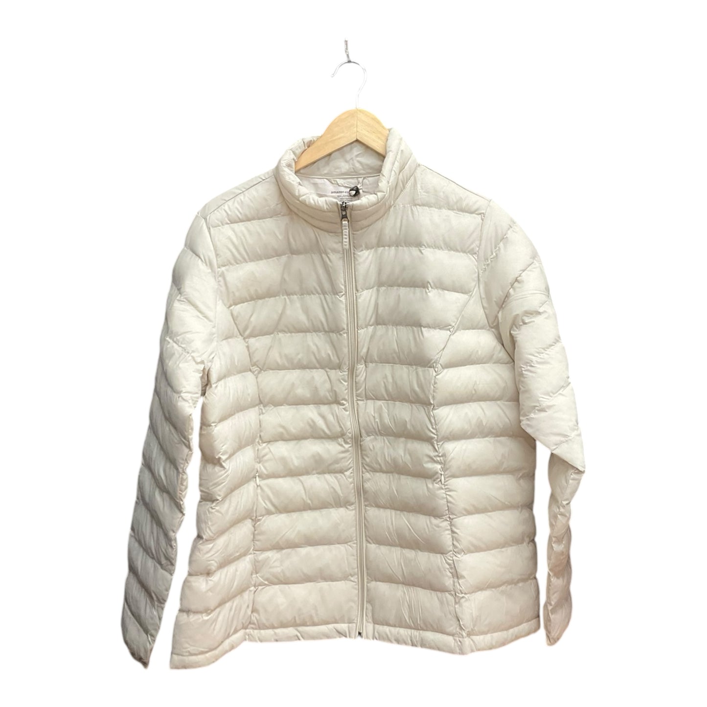 Jacket Puffer & Quilted By Amazon Essentials In White, Size: Xxl