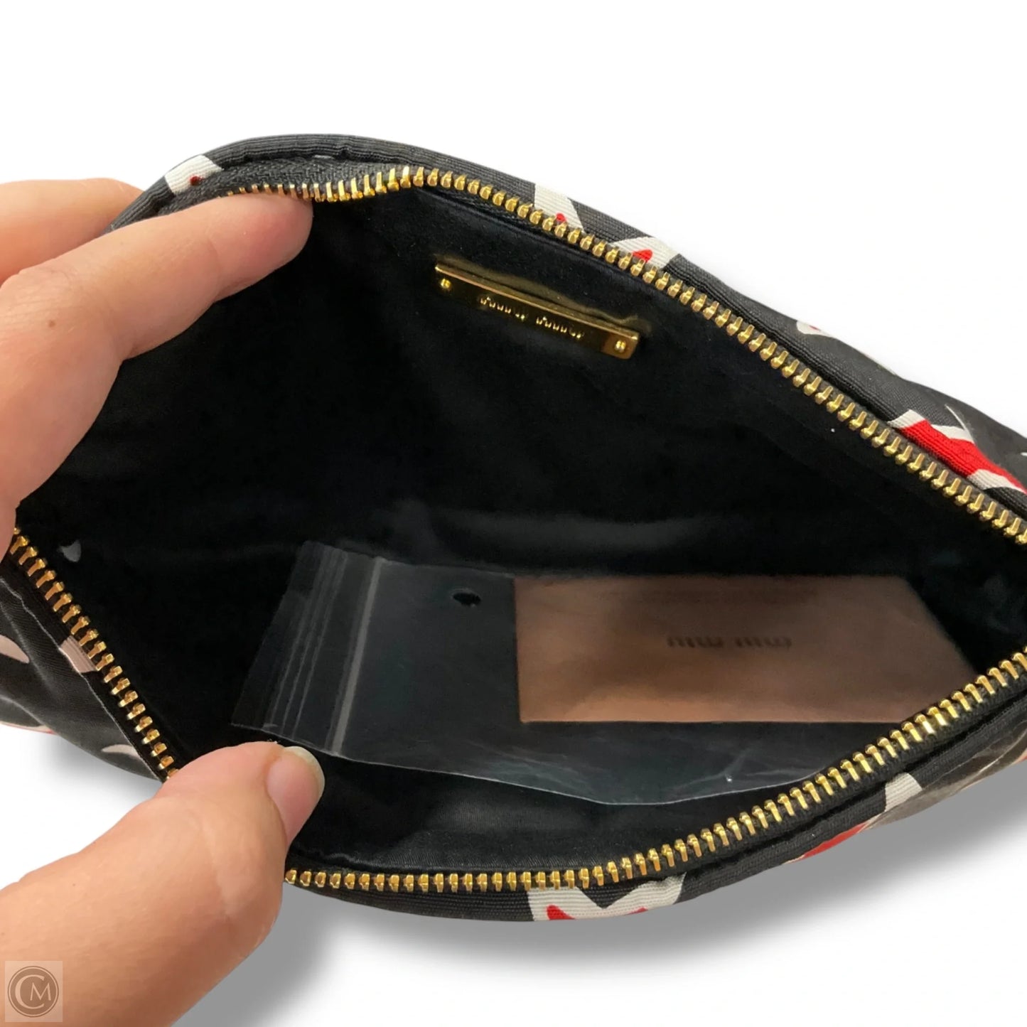 Wristlet Luxury Designer By Miu Miu, Size: Small