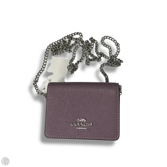Crossbody Designer By Coach, Size: Small