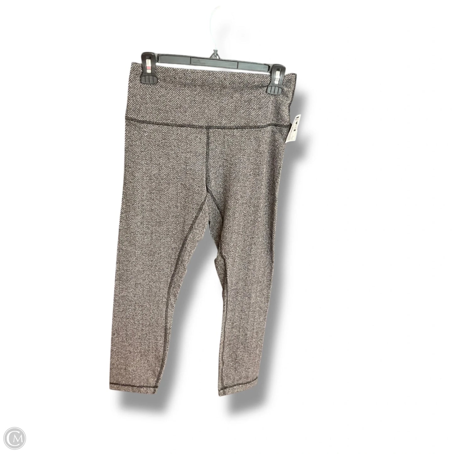 Athletic Leggings By Lululemon In Grey, Size: 8