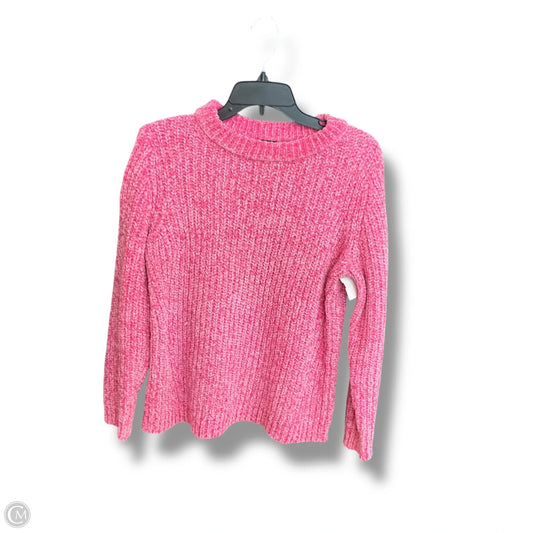Sweater By Talbots In Pink, Size: L