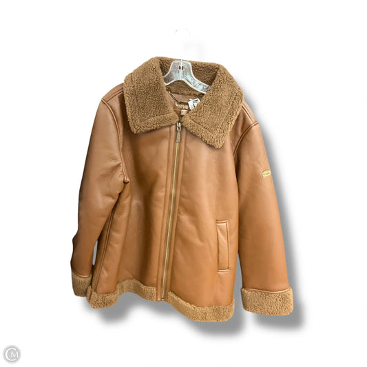 Coat Faux Fur & Sherpa By Koolaburra By Ugg In Brown, Size: Xl