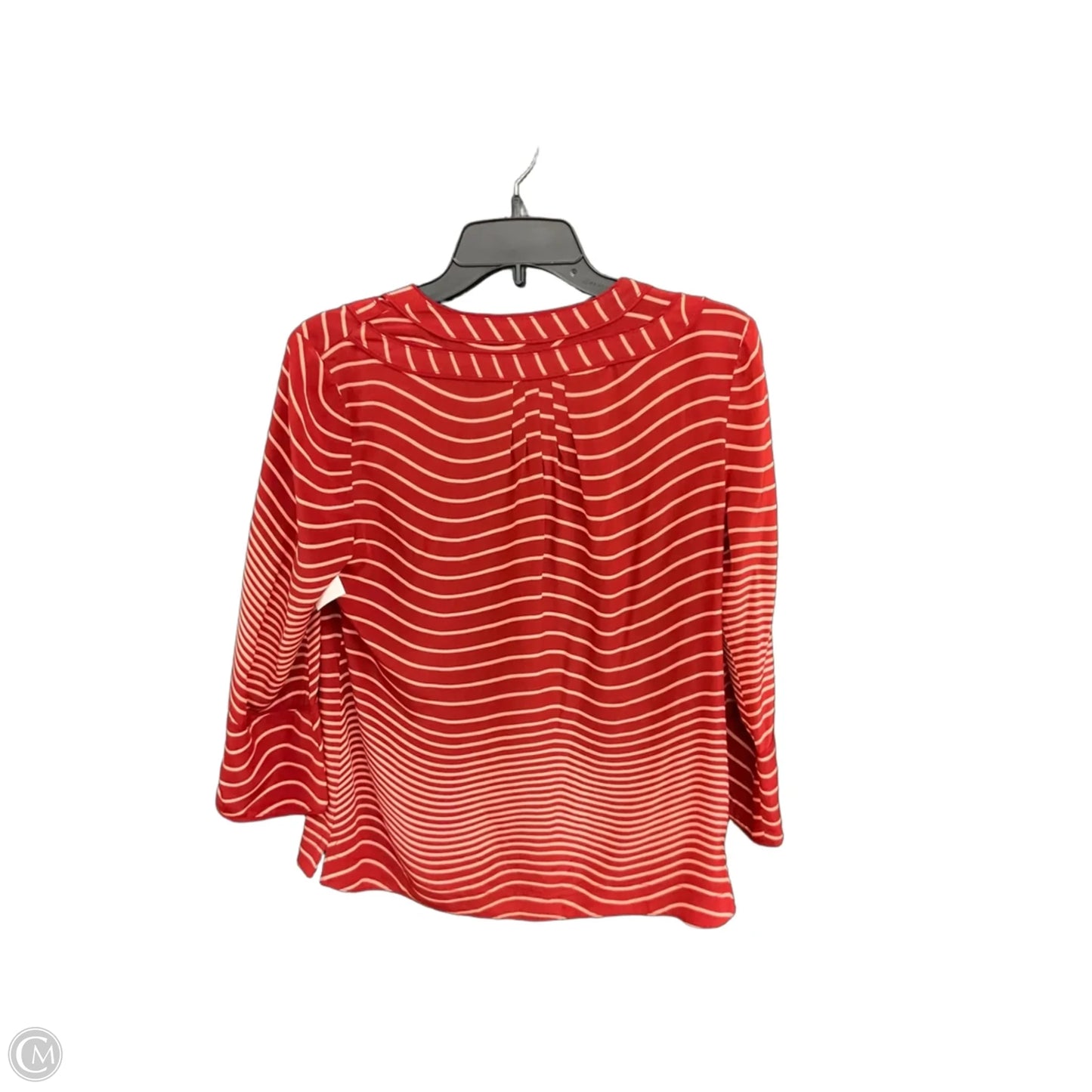 Top Long Sleeve Designer By Tory Burch In Striped Pattern, Size: S