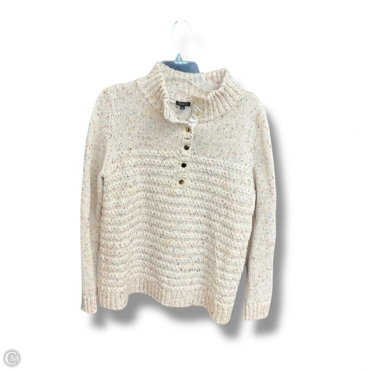Sweater Cardigan By Talbots In Multi-colored, Size: L