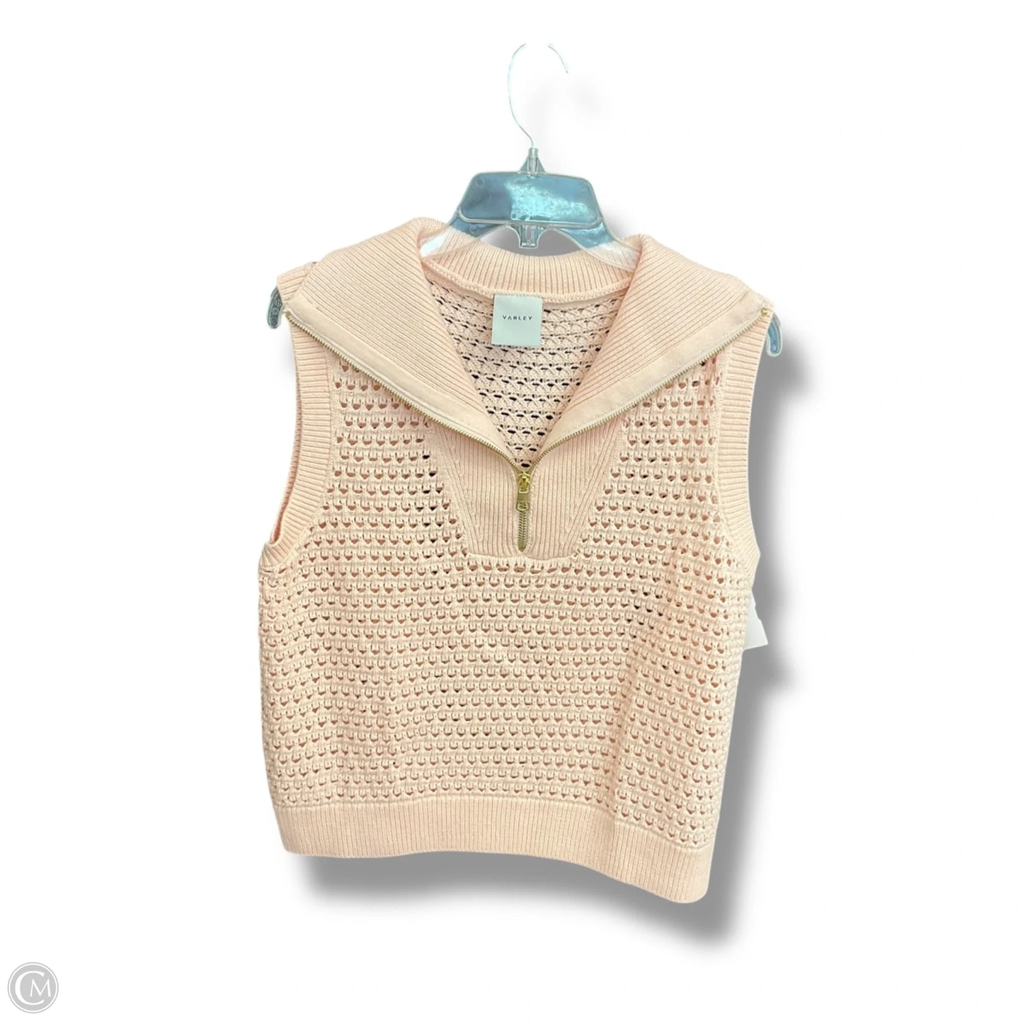 Vest Sweater By Varley In Pink, Size: Xl