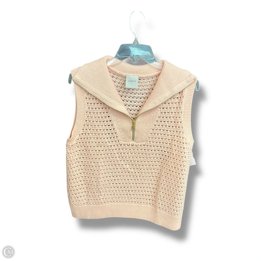 Vest Sweater By Varley In Pink, Size: Xl
