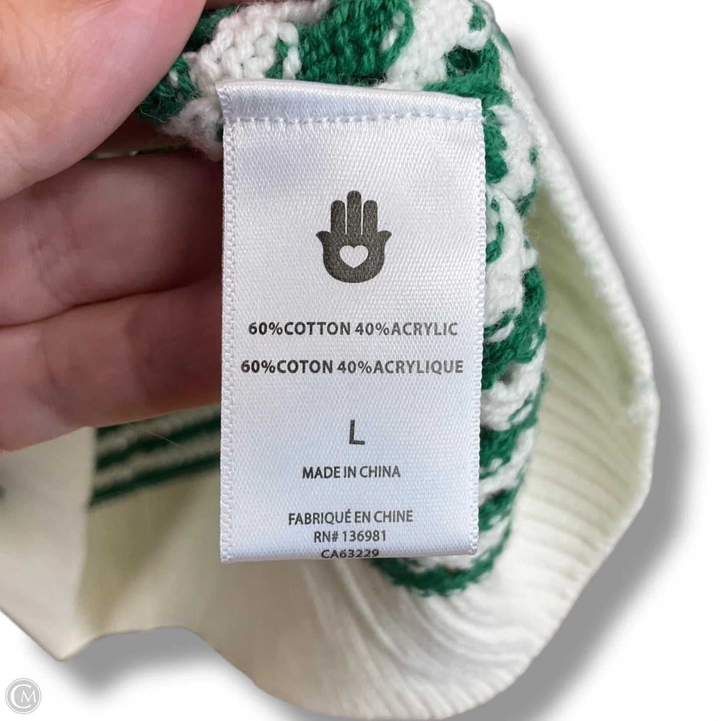 Sweater By Spiritual Gangster In Striped Pattern, Size: L