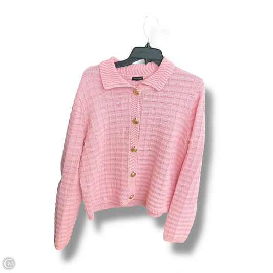 Top Long Sleeve By Talbots In Pink, Size: M