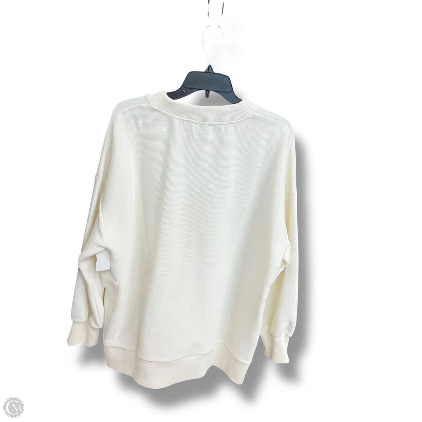Sweatshirt Crewneck By Varley In White, Size: M