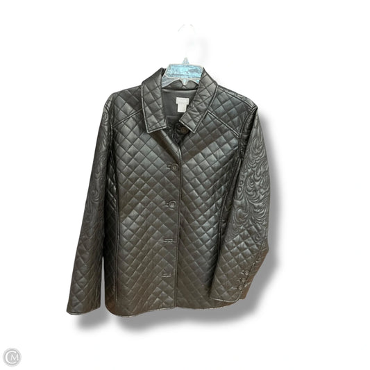 Jacket Other By Chicos In Black, Size: L
