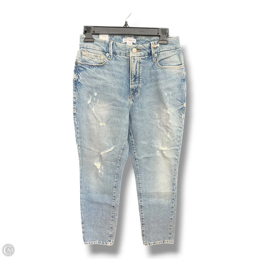 Jeans Straight By Good American In Blue Denim, Size: 2