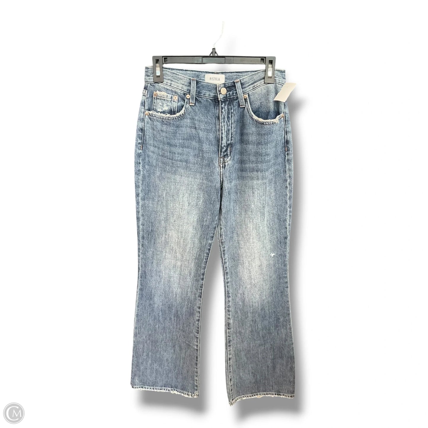 Jeans Straight By Pistola In Blue Denim, Size: 2