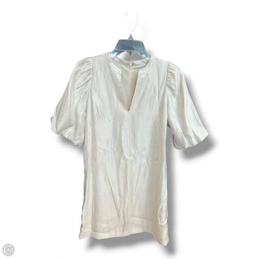 Dress Casual Short By Ann Taylor In White, Size: S