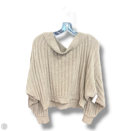 Sweater By Free People In Taupe, Size: Sp