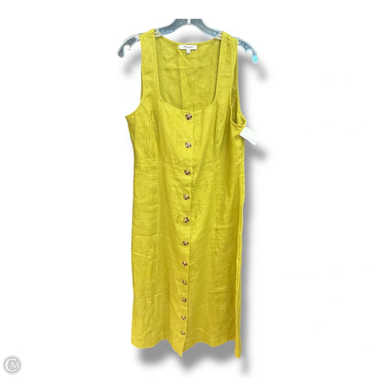 Dress Casual Midi By Madewell In Green, Size: M