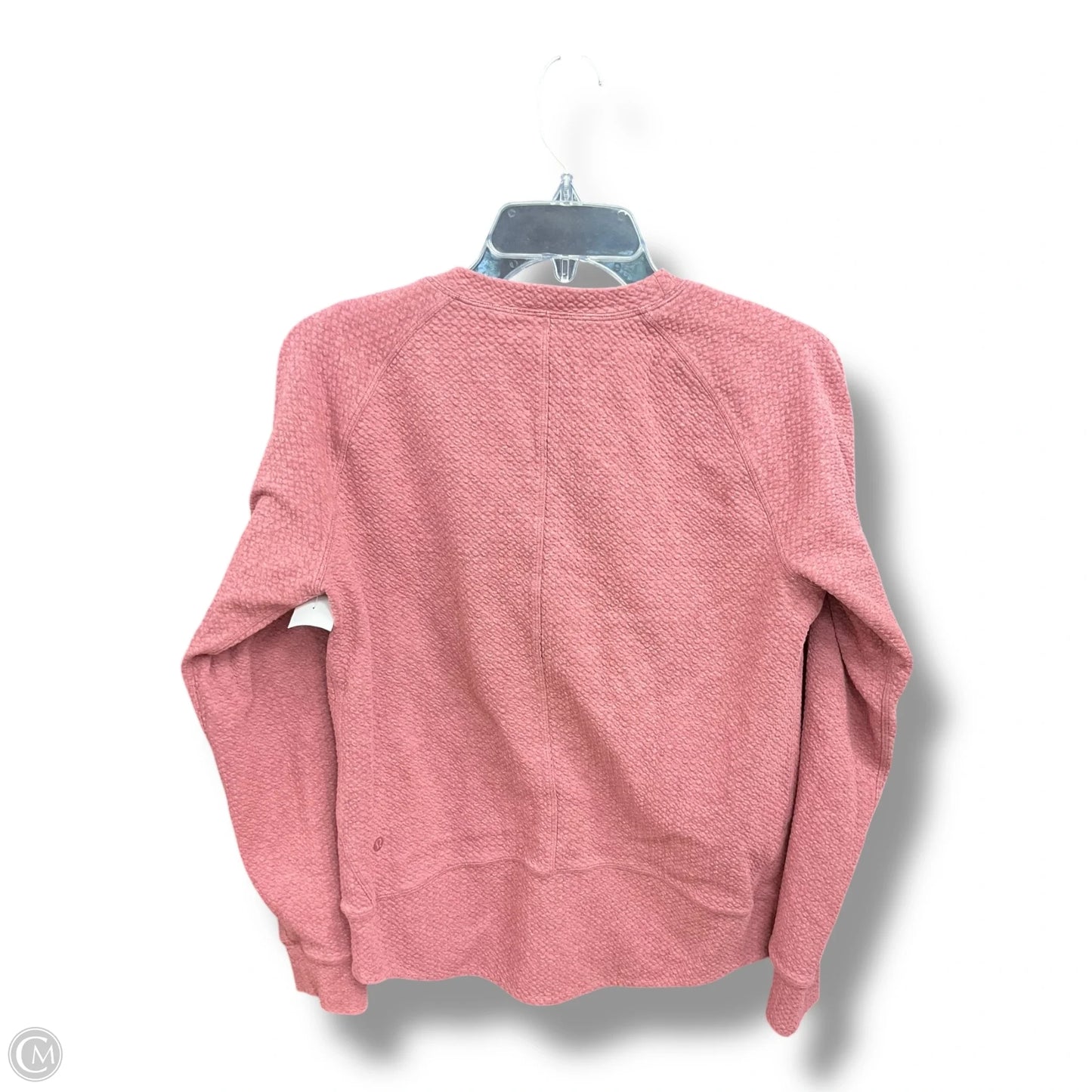 Athletic Top Long Sleeve Crewneck By Lululemon In Pink, Size: 6