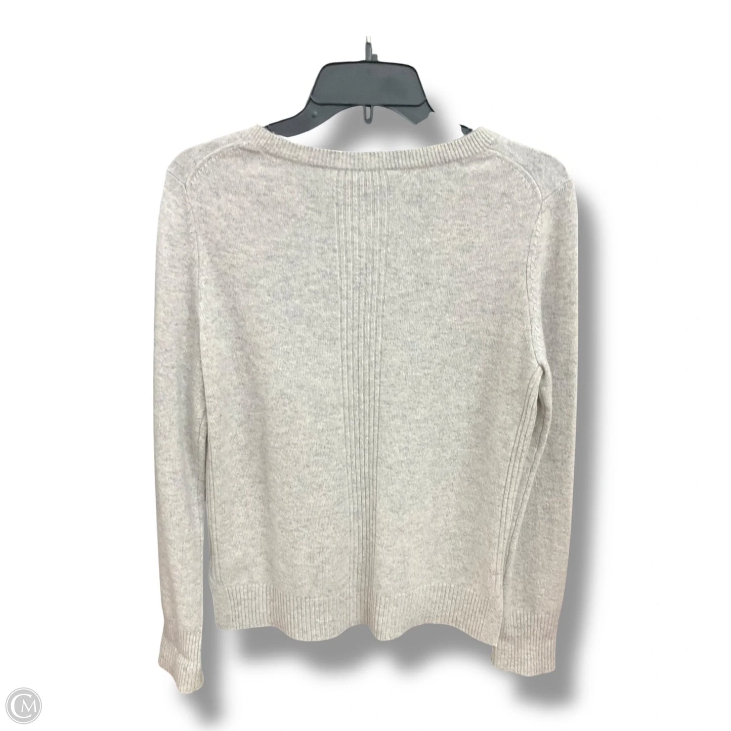Sweater Cashmere By Saks Fifth Avenue In Grey, Size: M