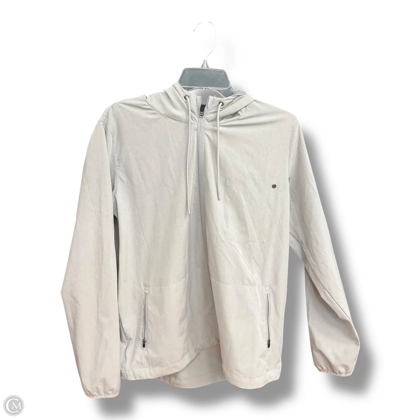 Athletic Jacket By Vuori In Grey, Size: L