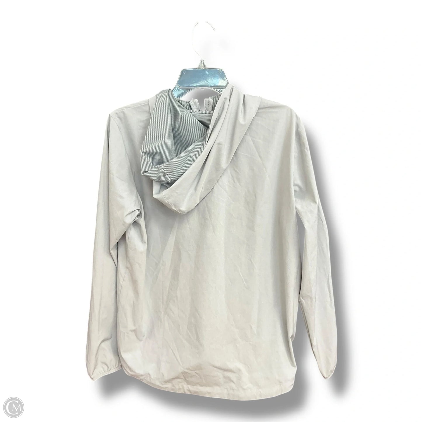 Athletic Jacket By Vuori In Grey, Size: L