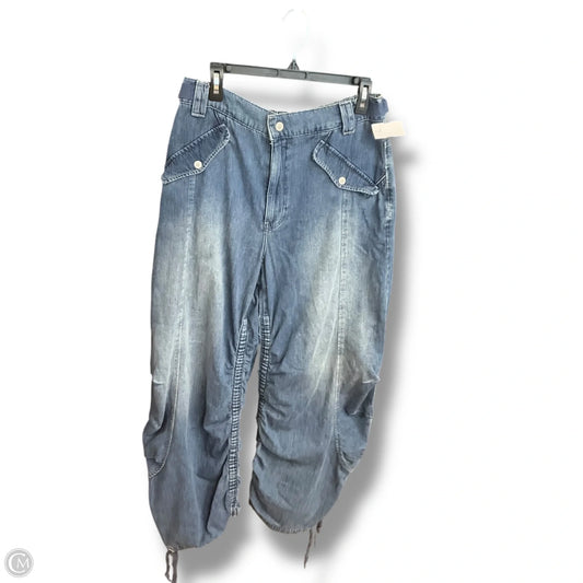 Jeans Wide Leg By We The Free In Blue Denim, Size: M
