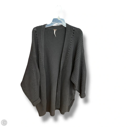Sweater Cardigan By Free People In Black, Size: Sp