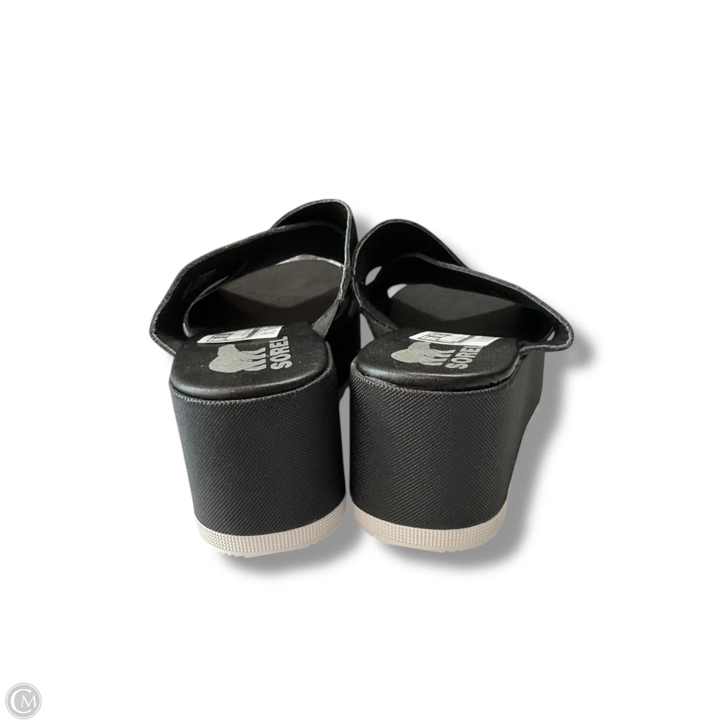 Sandals Heels Platform By Sorel In Black, Size: 8