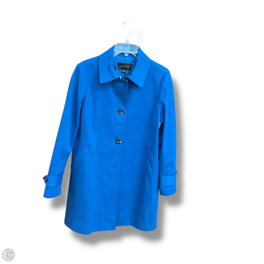 Coat Peacoat By Ann Taylor In Teal, Size: M