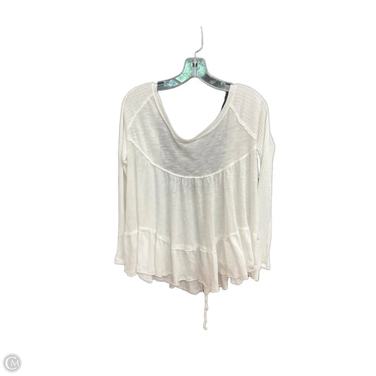 Top Long Sleeve By We The Free In White, Size: M