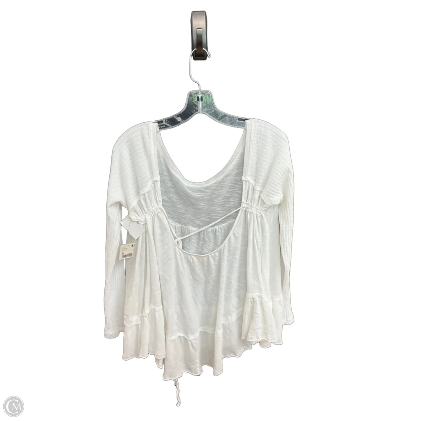 Top Long Sleeve By We The Free In White, Size: M