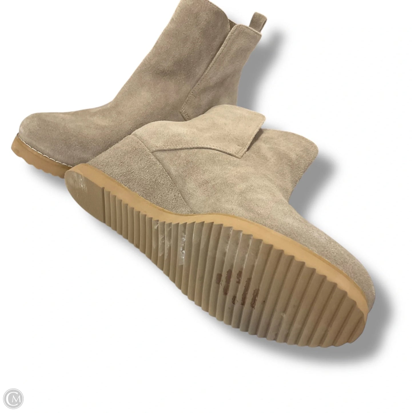 Boots Ankle Heels By Blondo In Grey, Size: 8