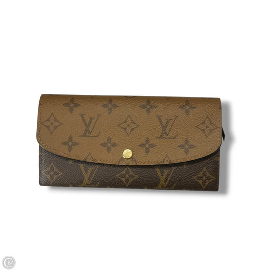 Wallet Luxury Designer By Louis Vuitton, Size: Large