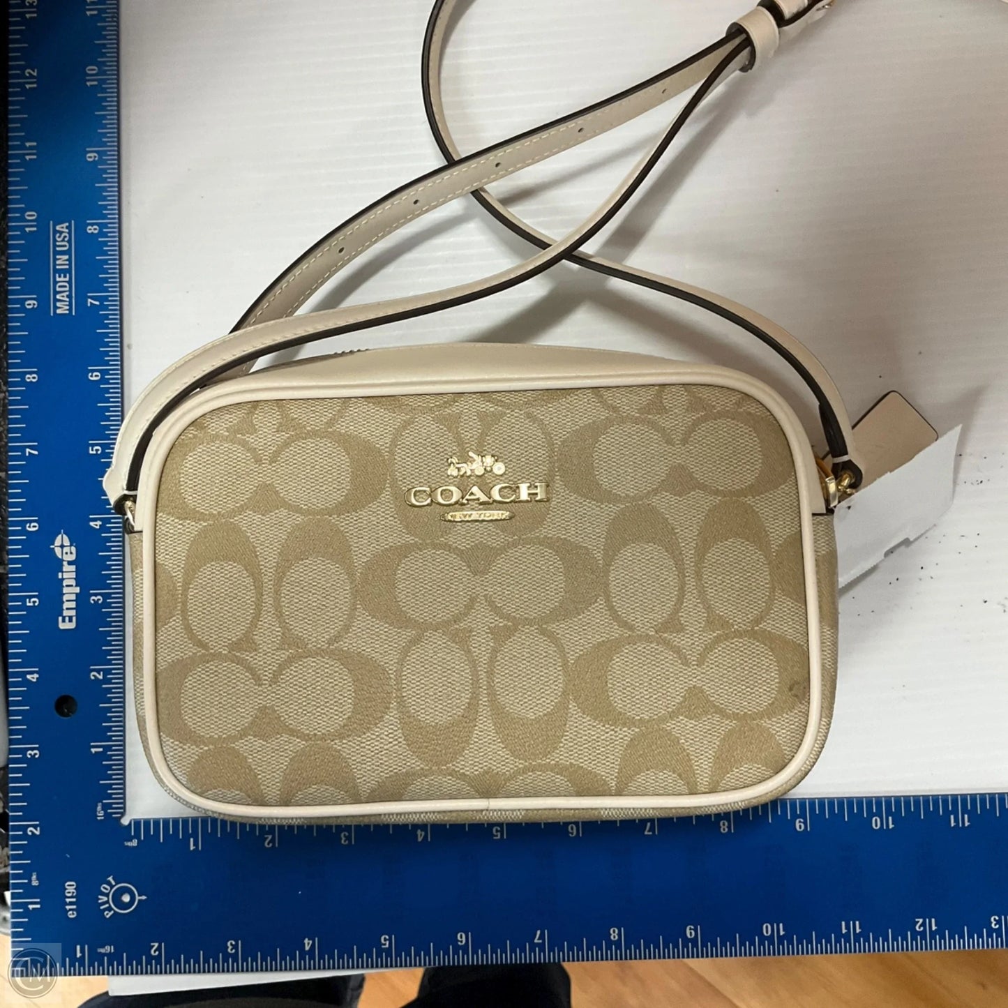 Crossbody Designer By Coach, Size: Small