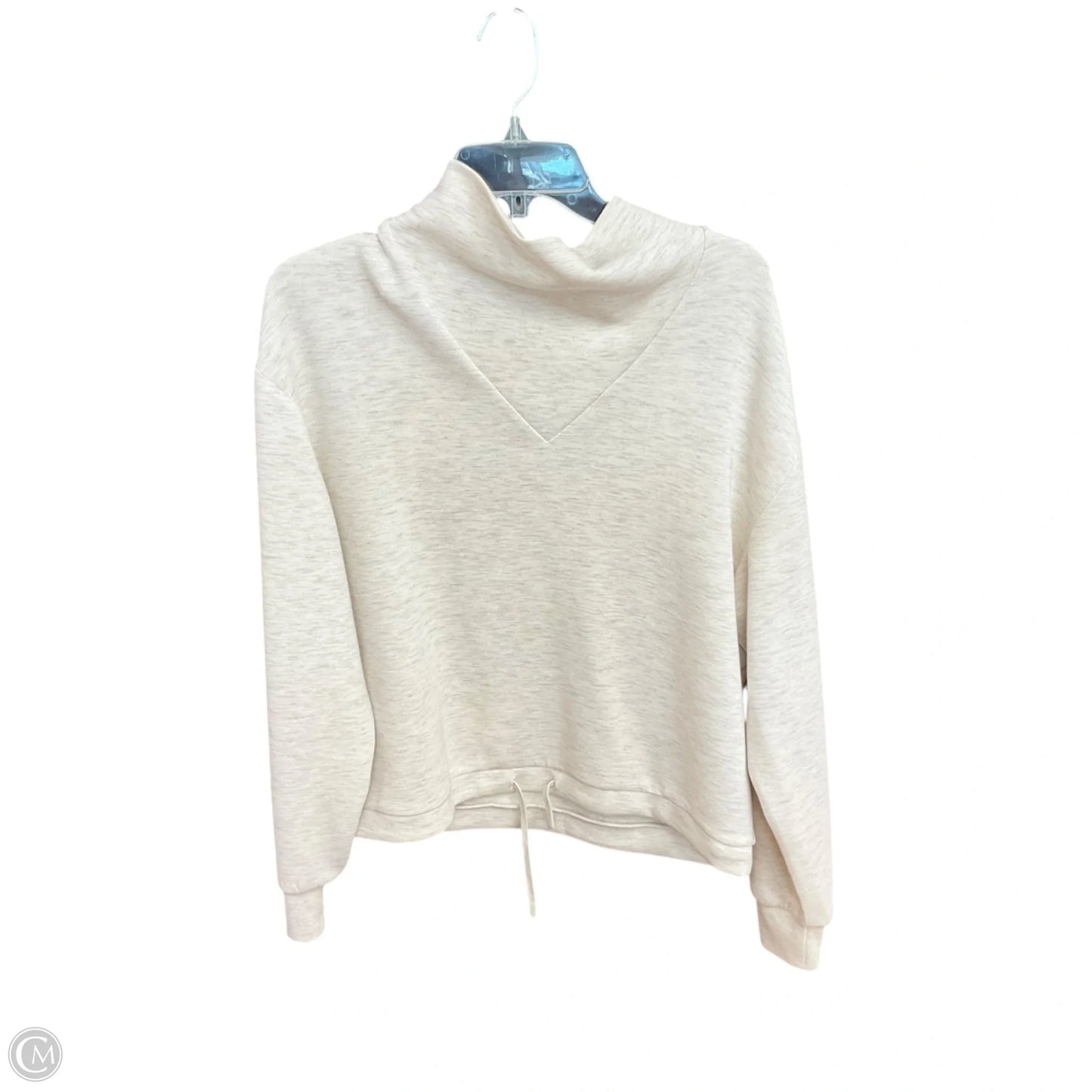 Athletic Sweatshirt Hoodie By Varley In Cream, Size: Xs
