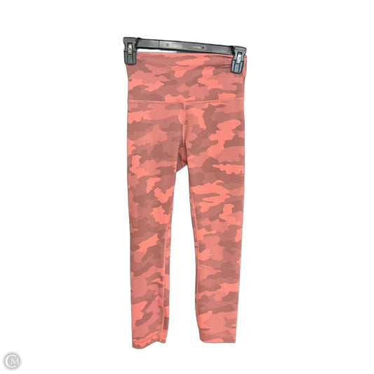Athletic Leggings By Lululemon In Camouflage Print, Size: 4