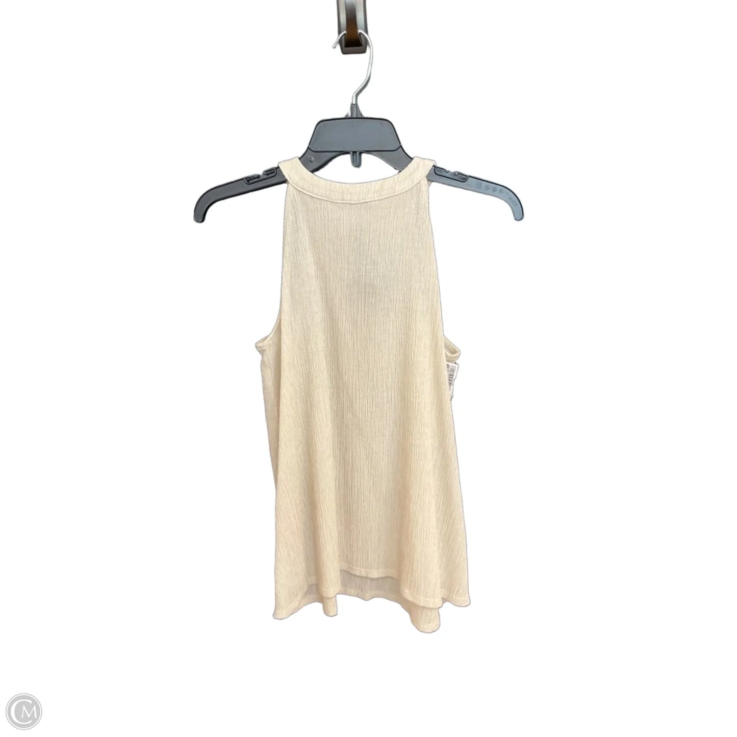 Top Sleeveless Basic By Loft In Cream, Size: Xs