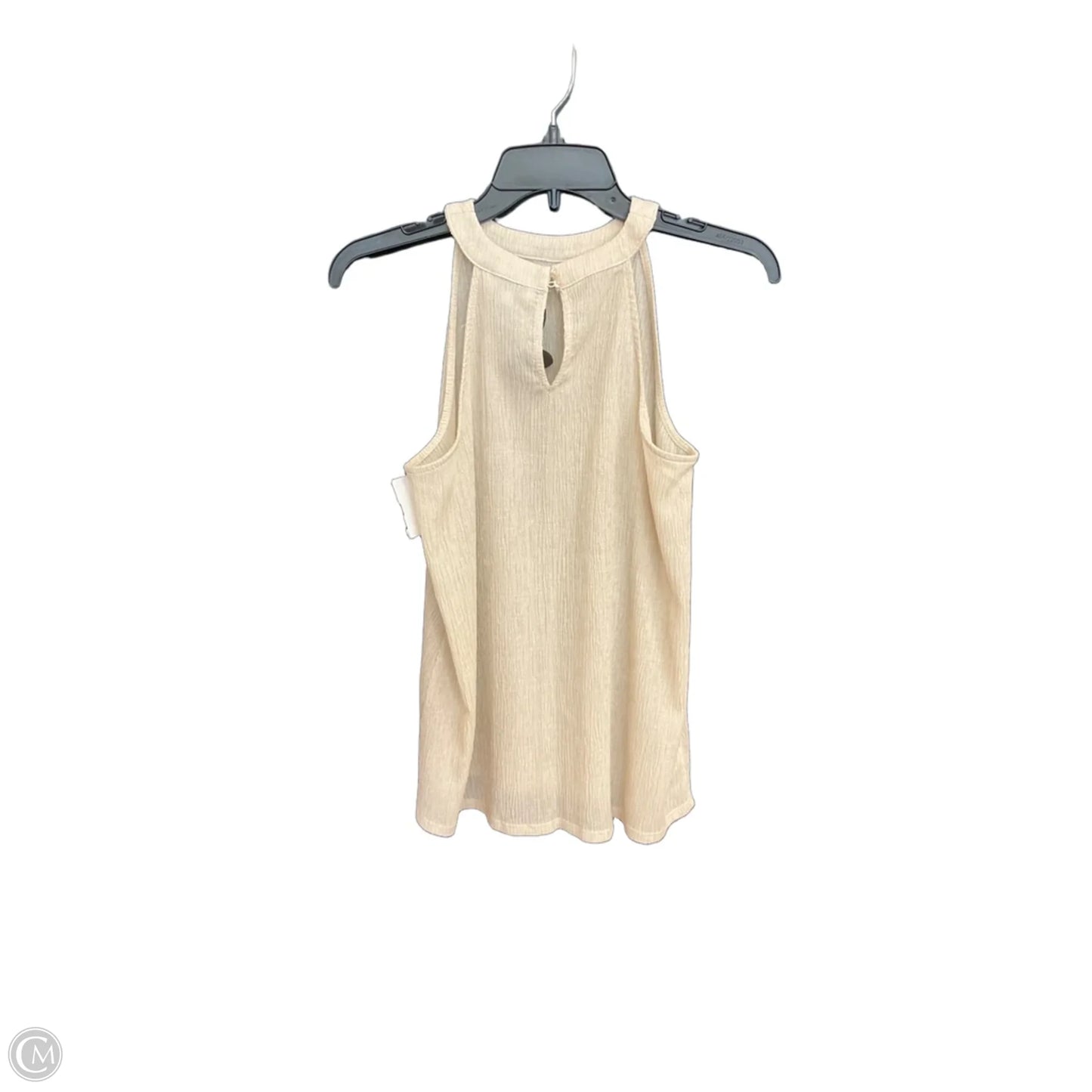 Top Sleeveless Basic By Loft In Cream, Size: Xs