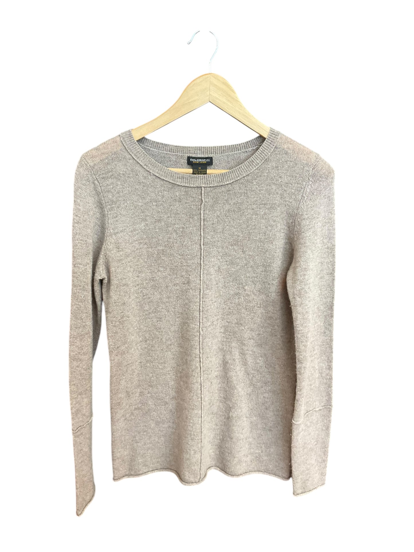 Sweater Cashmere By Philosophy In Taupe, Size: M