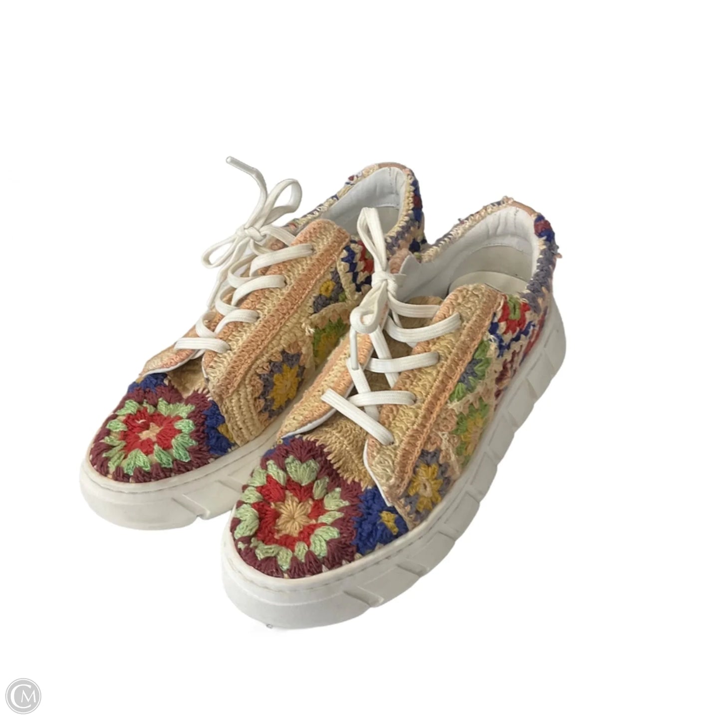 Shoes Sneakers By Free People In Multi-colored, Size: 8.5