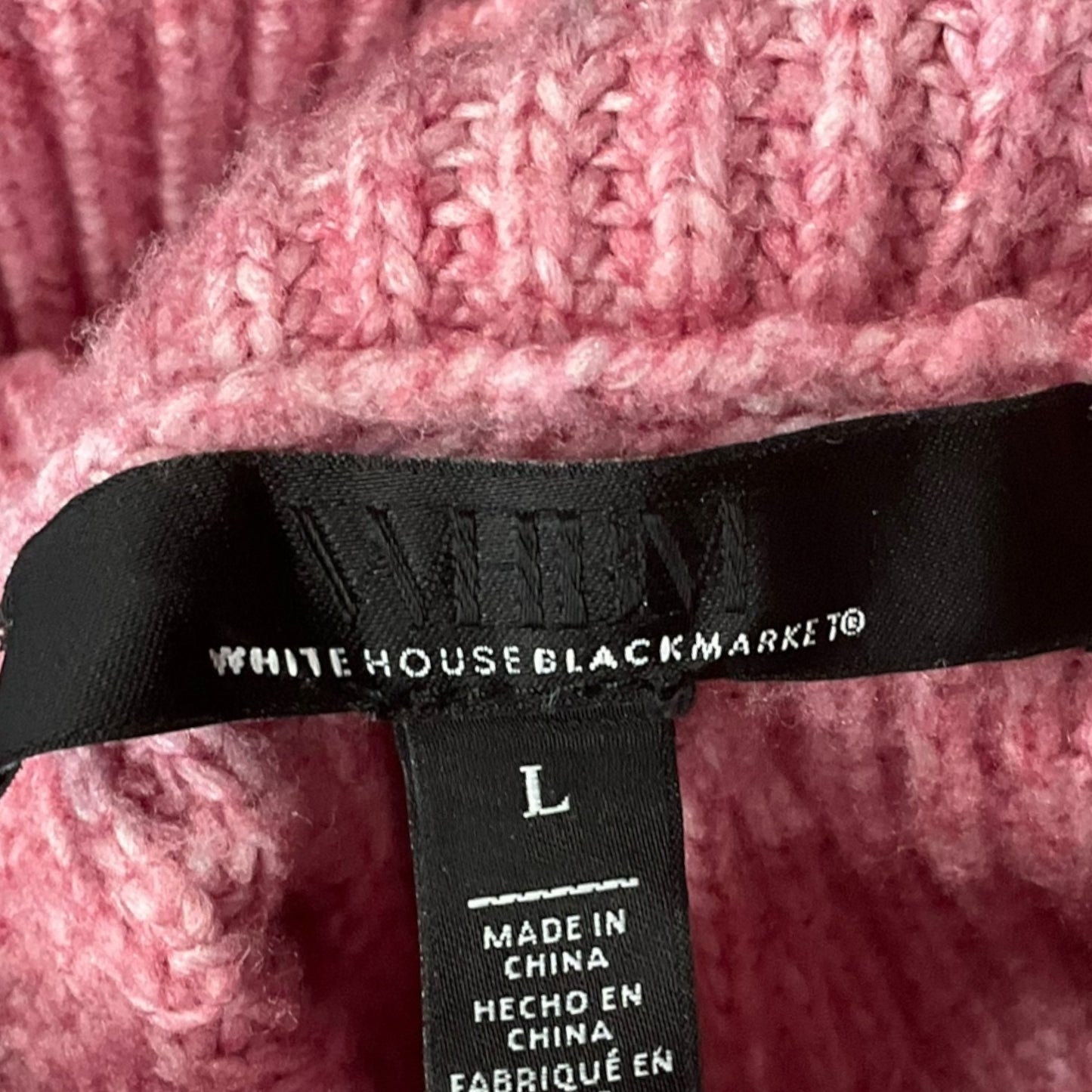 Sweater By White House Black Market In Pink, Size: L