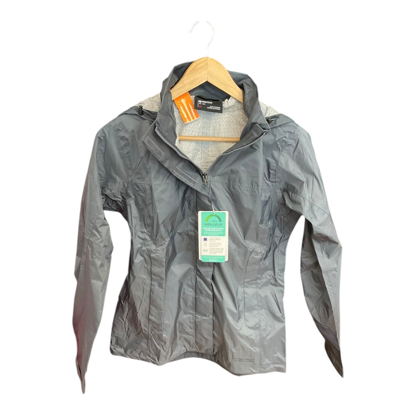 Jacket Windbreaker By Marmot In Grey, Size: S