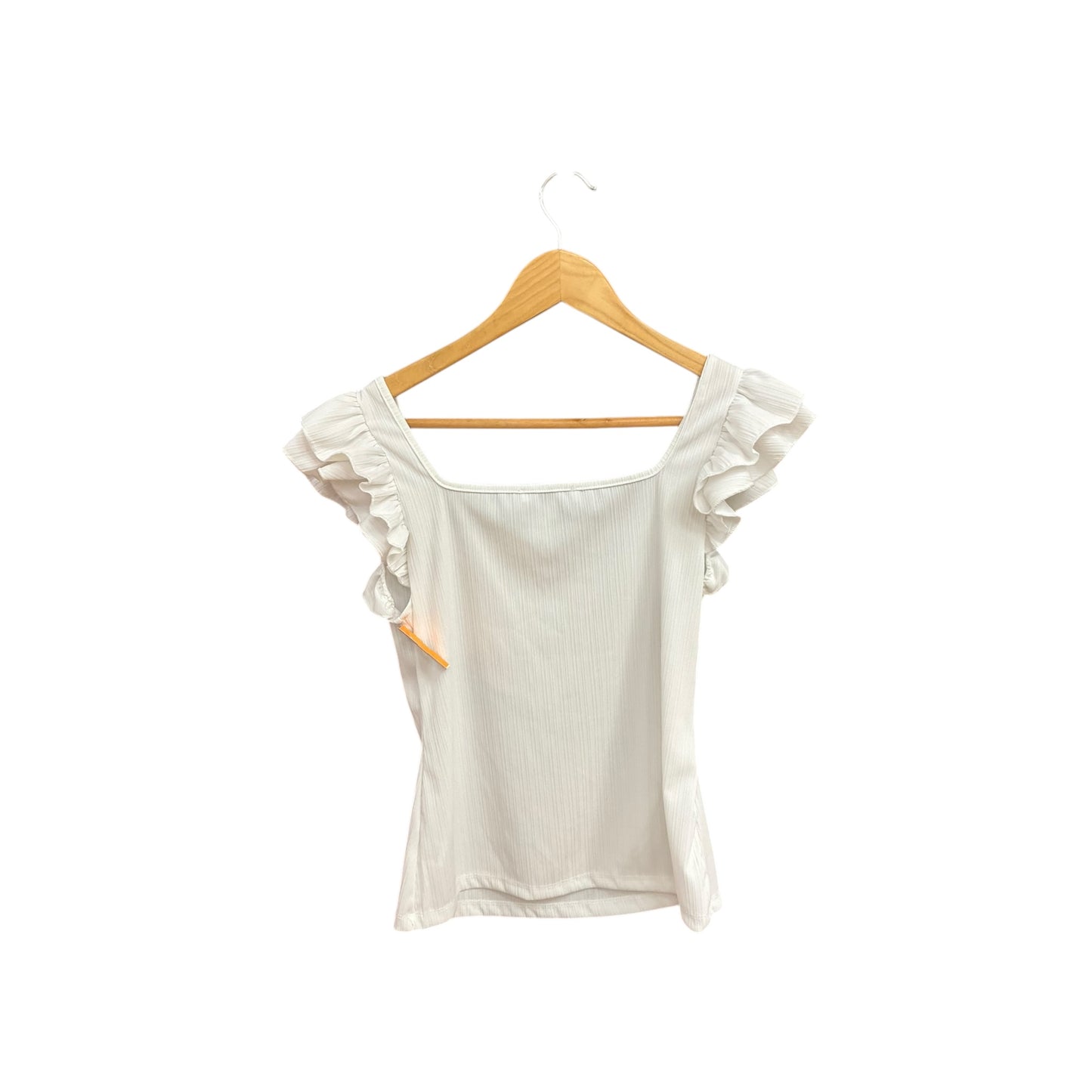 Top Sleeveless By Hyfve In White, Size: M