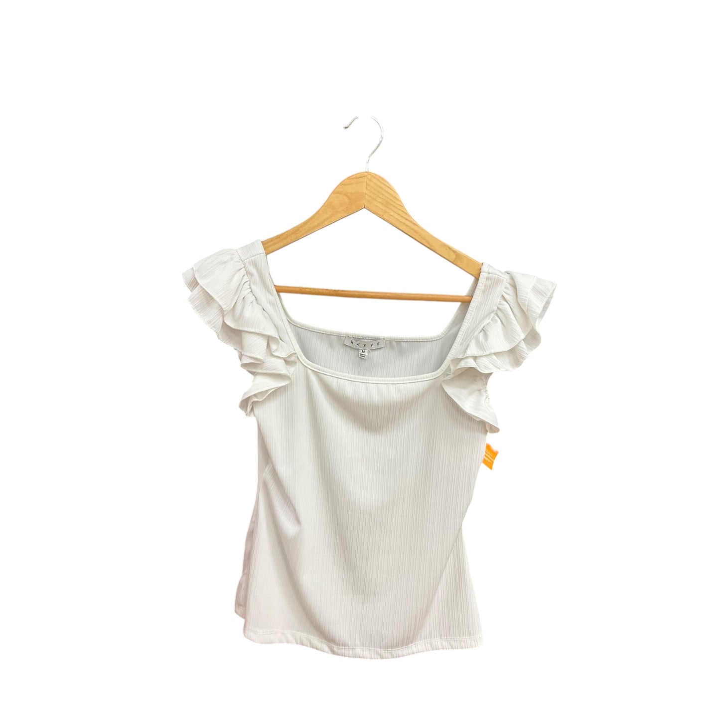 Top Sleeveless By Hyfve In White, Size: M