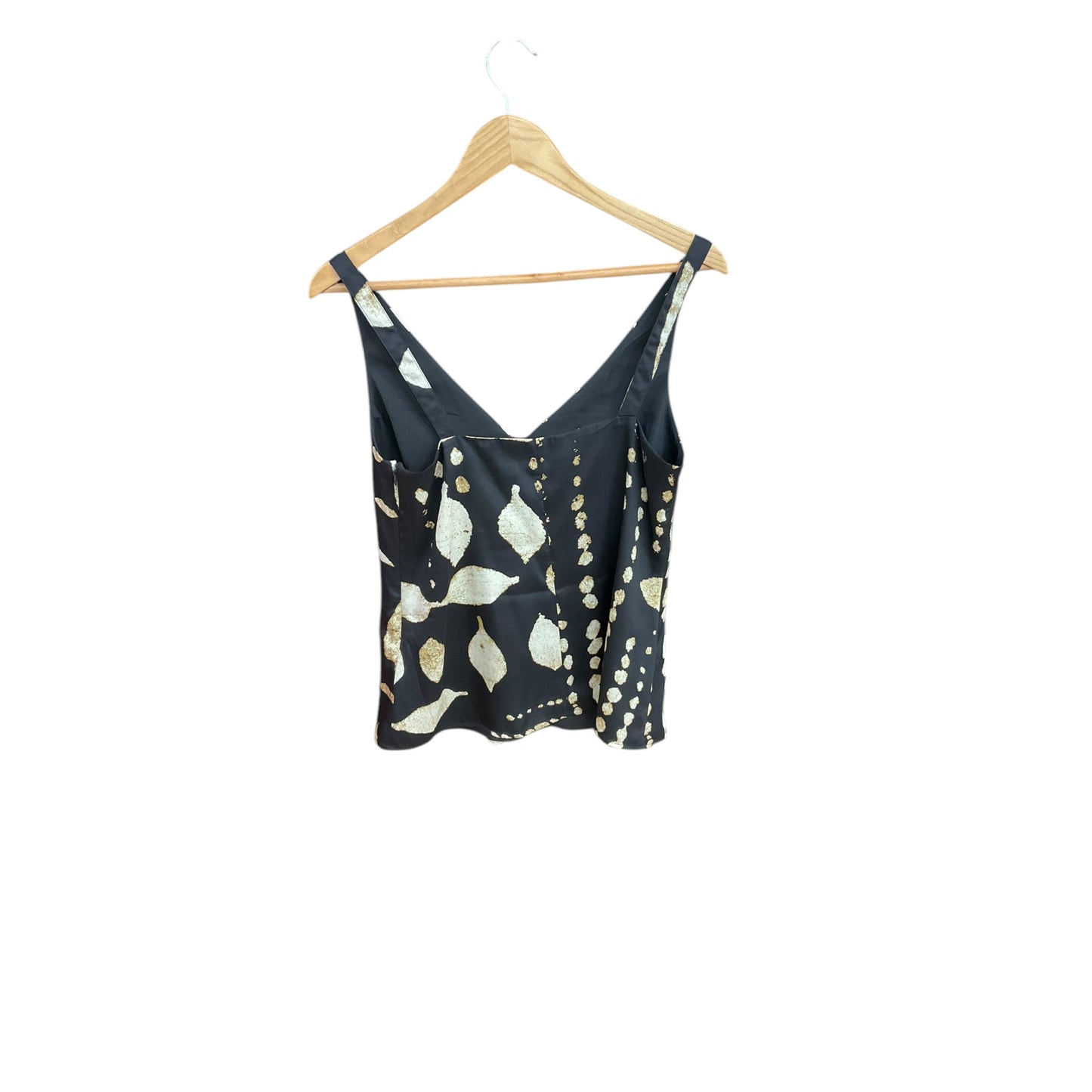 Top Sleeveless By Banana Republic In Black & Tan, Size: S