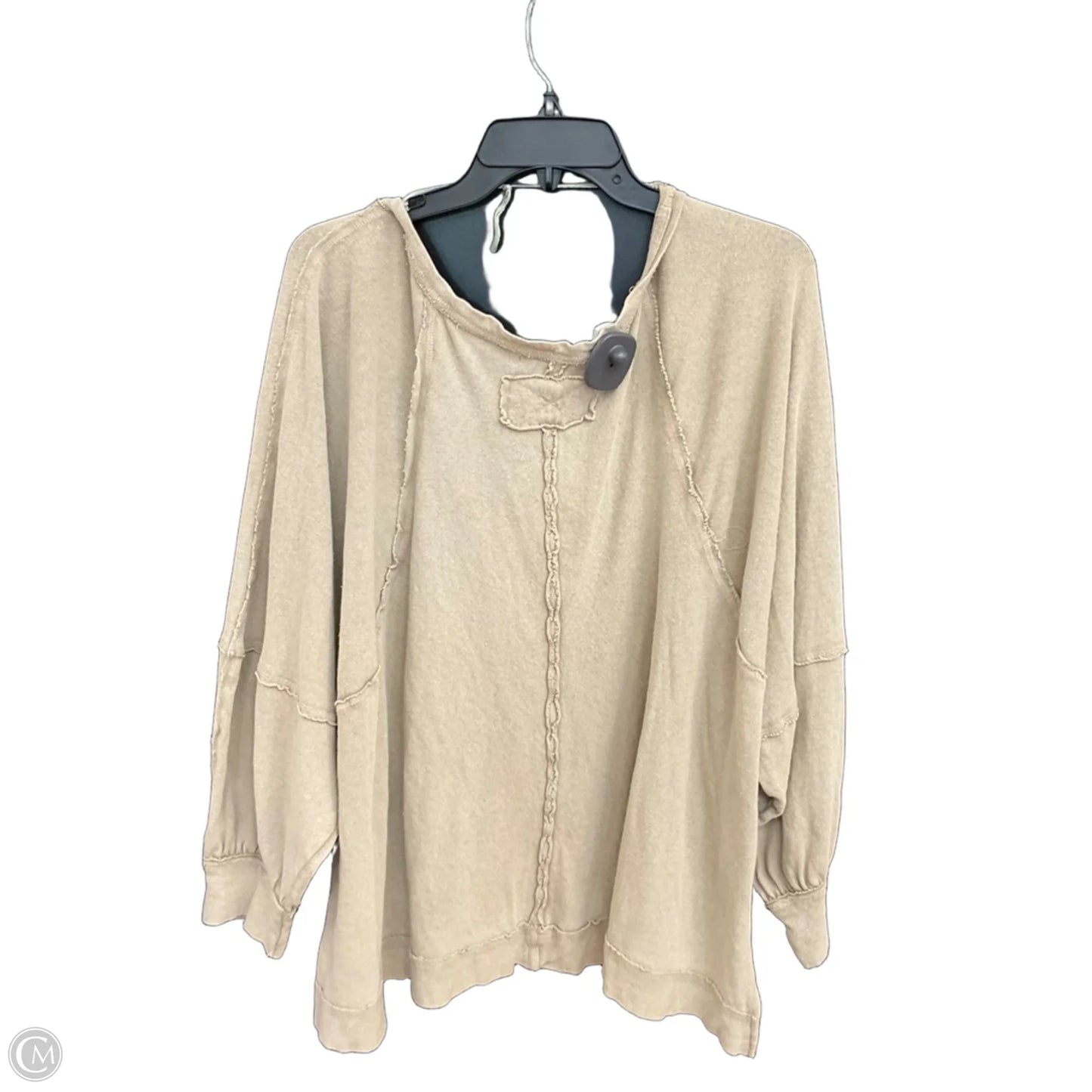 Top Long Sleeve By We The Free In Tan, Size: L