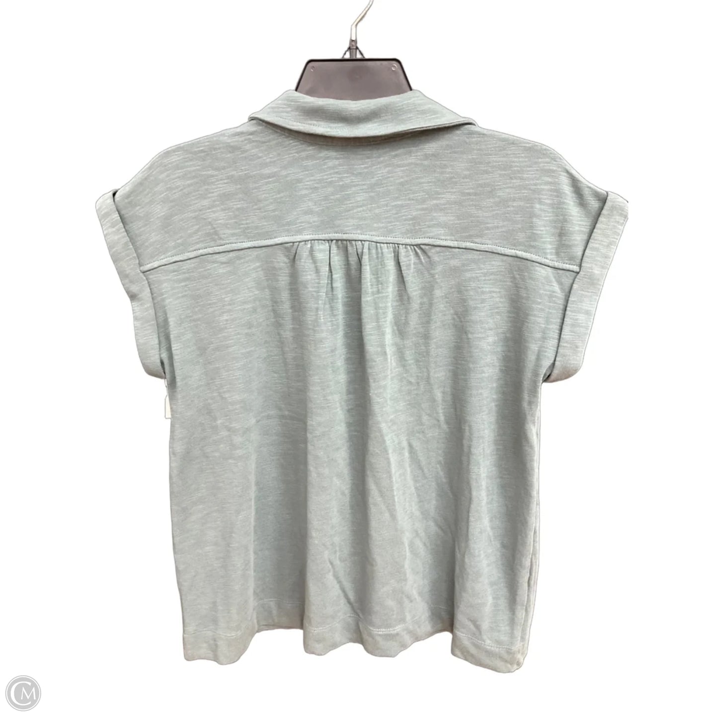 Top Short Sleeve By Loft In Blue, Size: Xs