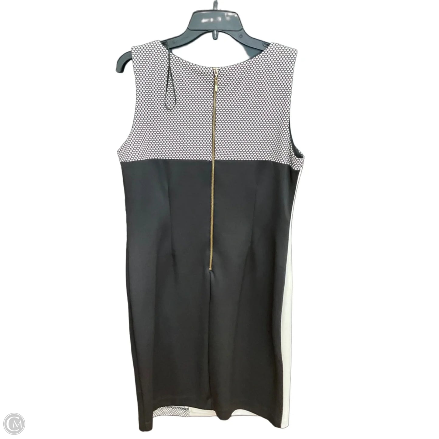Dress Casual Midi By Worthington In Black & White, Size: M