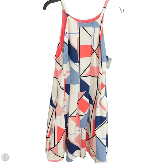 Dress Casual Midi By Vince Camuto In Multi-colored, Size: Xl